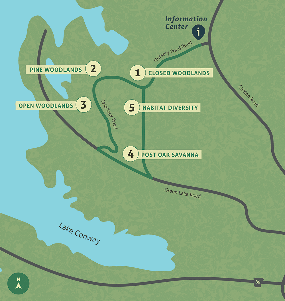 Camp Robinson SUA Woodlands Driving Trail • Arkansas Game & Fish Commission