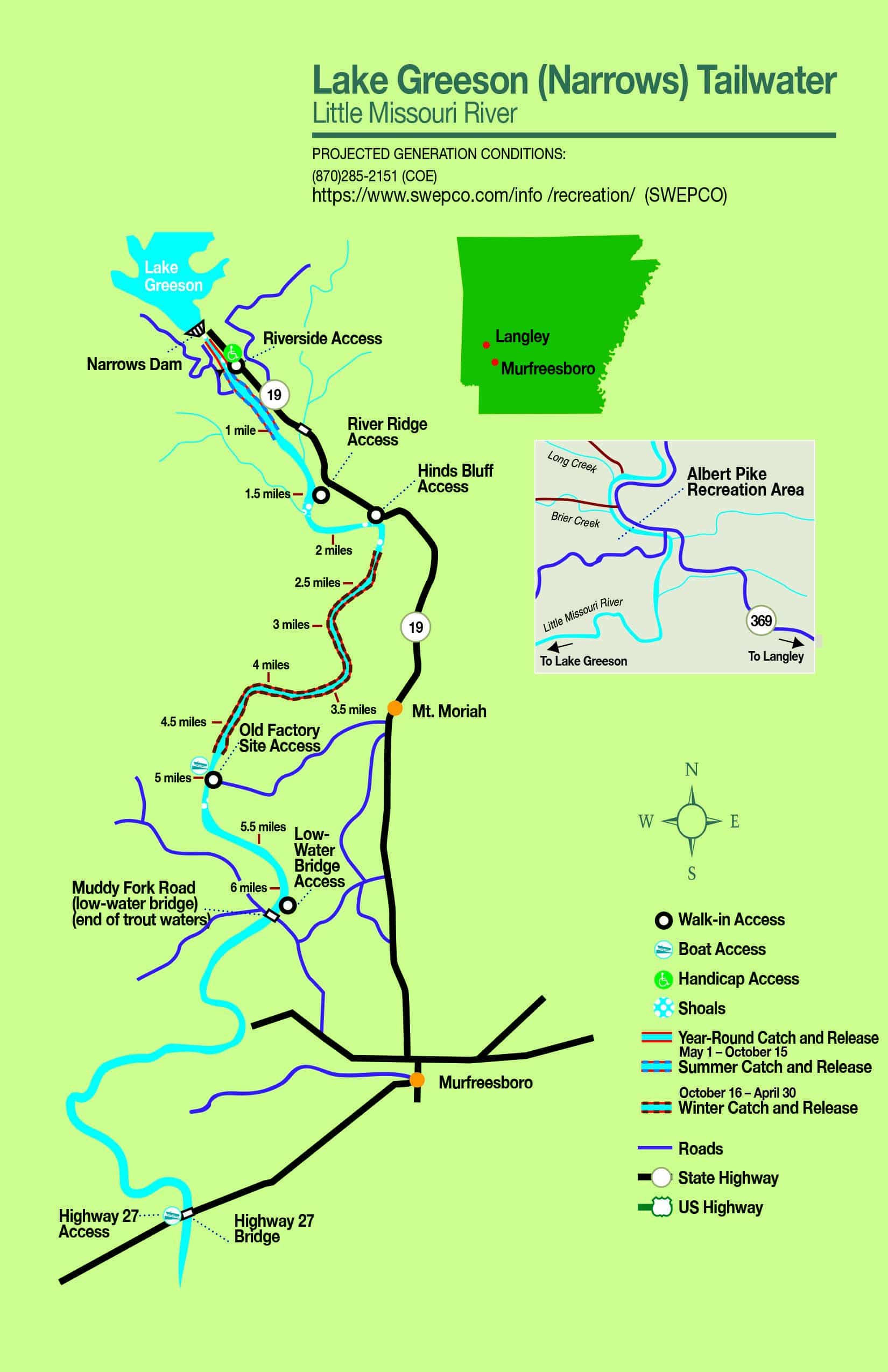 Narrows Tailwater (Little Missouri River) • Arkansas Game & Fish Commission