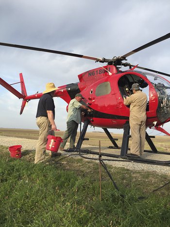 USDA APHIS helicopter crew image