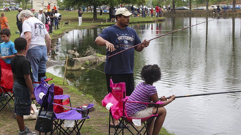 Big Catch' fishing derby and community festival back on for MacArthur Park  May 18 • Arkansas Game & Fish Commission