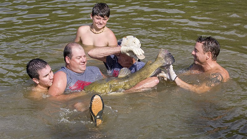 Flathead Catfishing a Small Desert Pond! (URBAN MONSTER) 