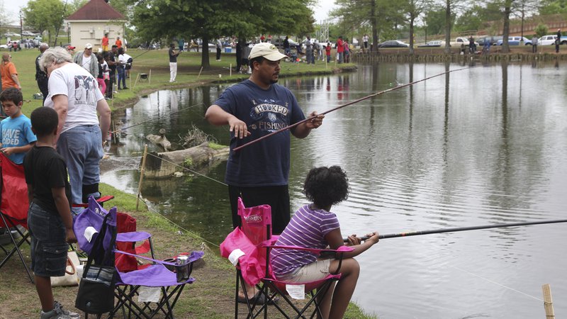 Largest Cane-pole Fishing Event in Arkansas Thursday at MacArthur Park Pond  • Arkansas Game & Fish Commission