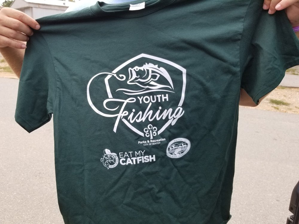 shirts for the camp goers, sponsored by Eat My Catfish