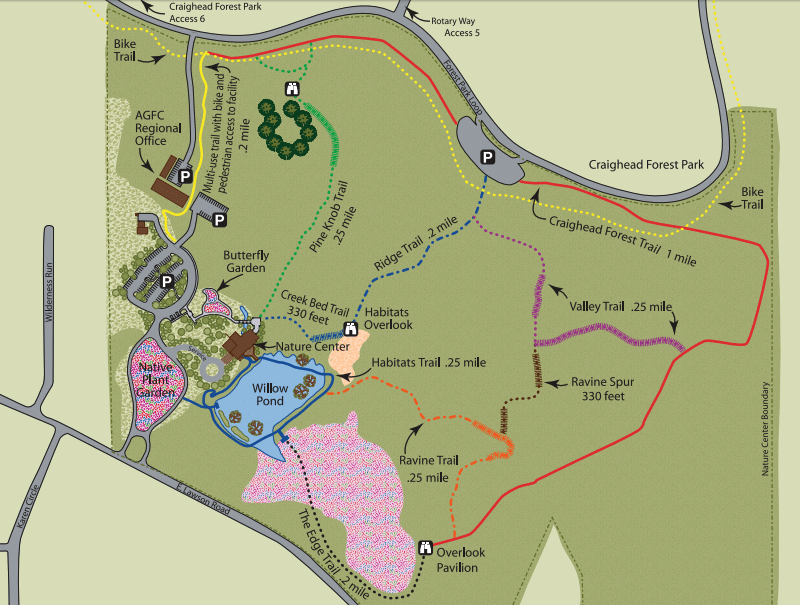 Forrest L. Wood Crowley's Ridge Nature Center • Arkansas Game & Fish