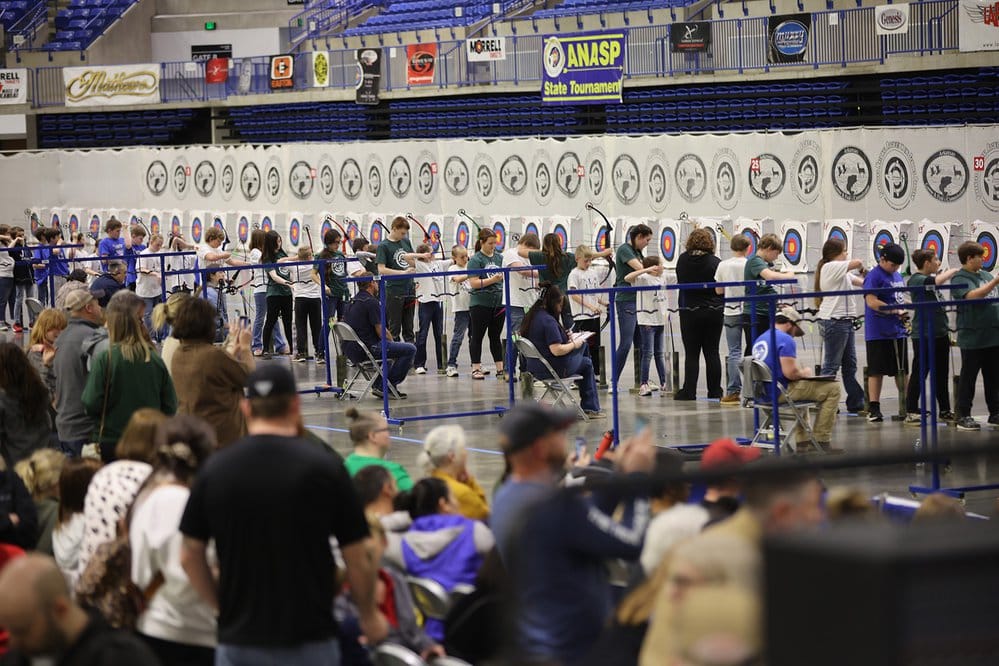 More than 2,200 archers competed over the two-day state championship event.