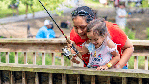 The AGFC works with many communities to provide fishing excitement across Arkansas.
