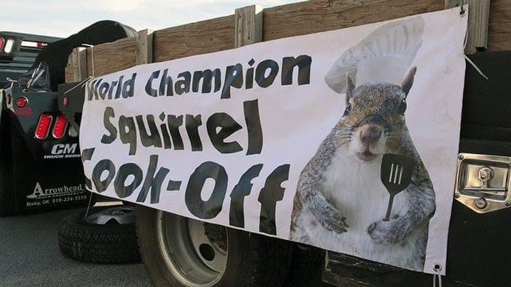 The World Champion Squirrel Cook Off has been featured on a national scale in The USA Today, CBS Sunday Morning and MeatEater productions.