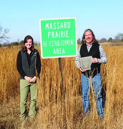 The Ben Geren Golf Course was honored for restoring prairie in their rough.