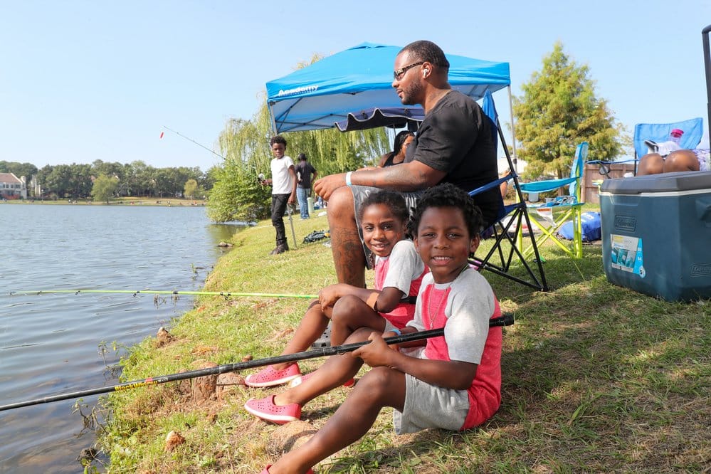 Channel catfish raised in AGFC hatcheries provide plenty of fun during fishing derbies