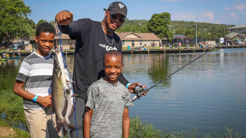 Anglers at last year's Big Catch.