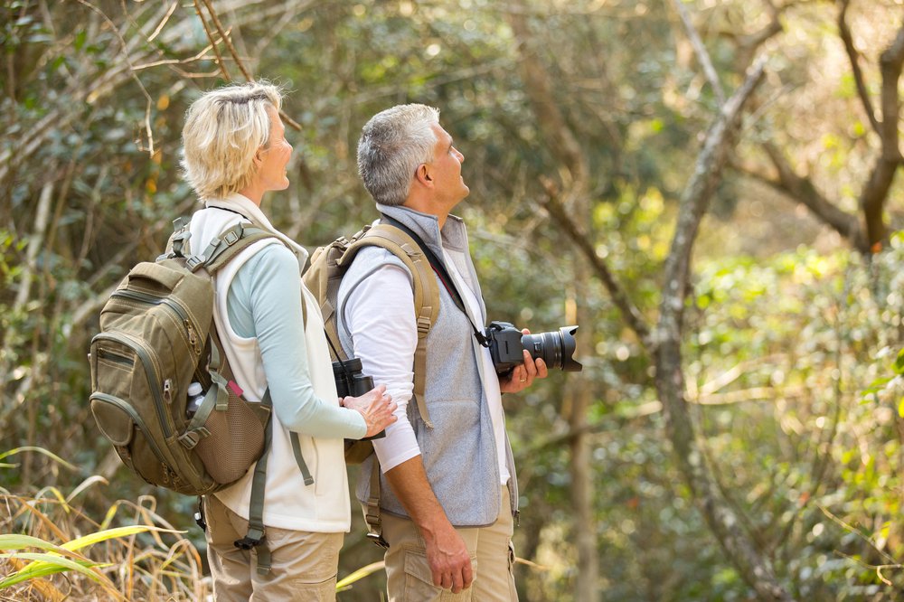 Birdwatching is a hobby for people of all ages.