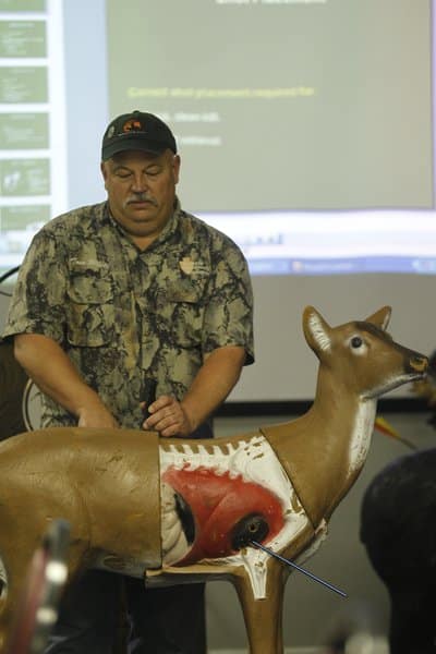 The inside portion of the course will go over hunting and shot placement on big game