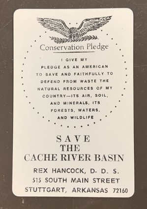 Conservation Pledge Card