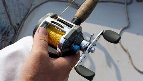 Catfishing with a baitcasting reel