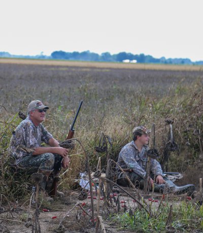 dove hunters on WMA