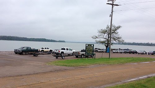 Grand Lake boat ramp