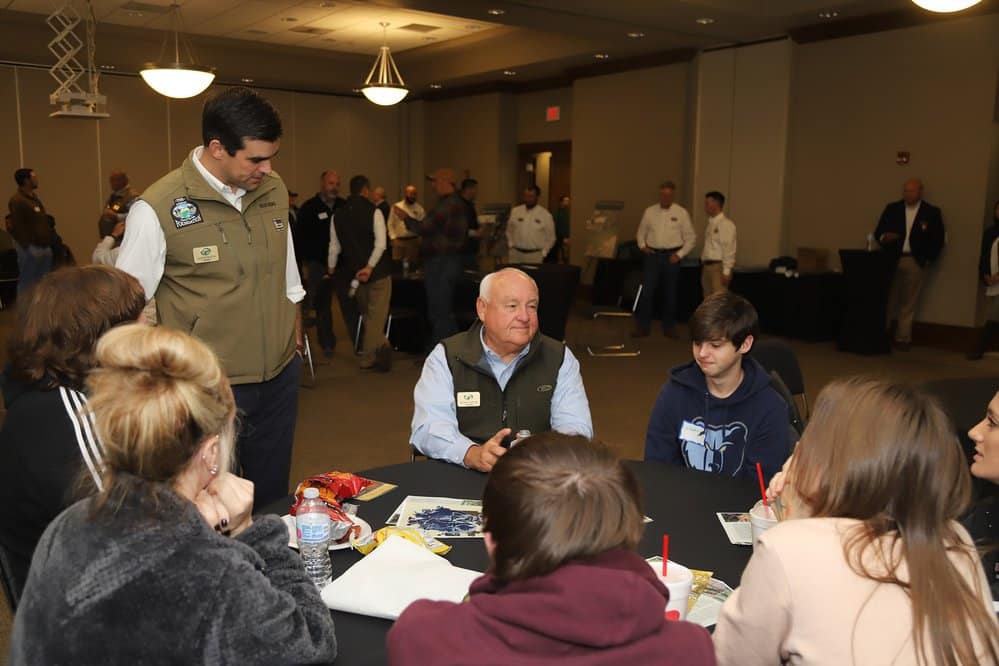 Martin tackled controversial messages like need to protect Arkansas's greentree reservoirs with a calm demeanor.