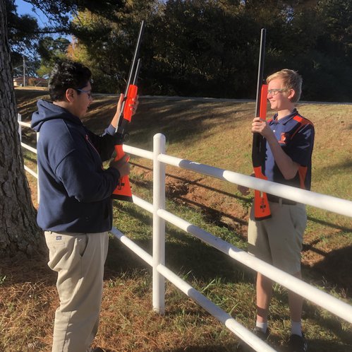 Subiaco Academy students learning gun safety