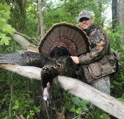 Brad Young with gobbler