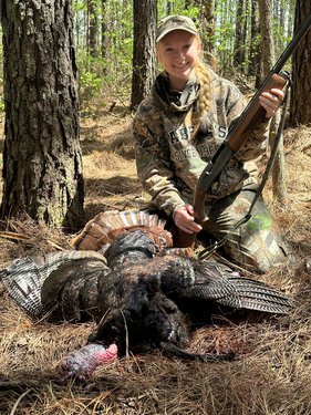 Madilynn Hooks was one of many Arkansas youths who will have great stories to tell from this year’s turkey season. Photo courtesy Jason Hooks.