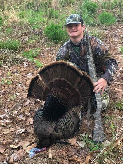 Kevin Freeman with an Arkansas Turkey from Spring 2021