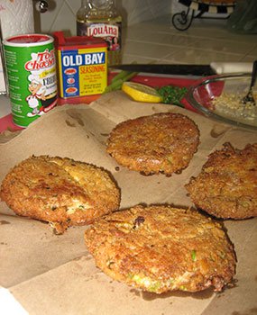 Crappie cakes ingredients