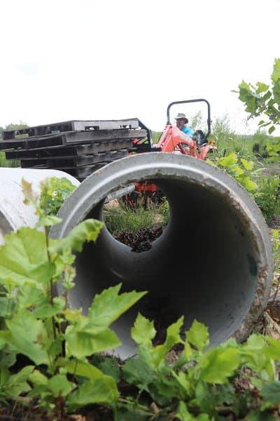concrete culverts offer excellent cover for catfish and bass