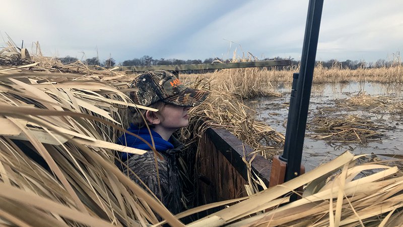 Youth hunting opportunities enable young hunters a relaxed hunt to get their duck-hunting career started.