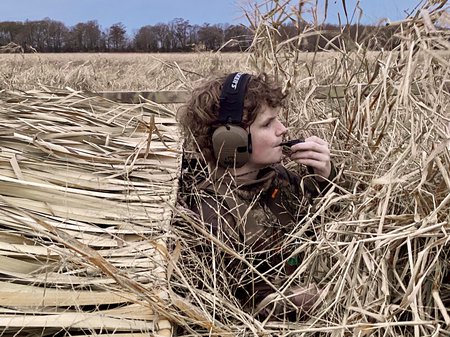 A pintail whistle is a great first call for young hunters.