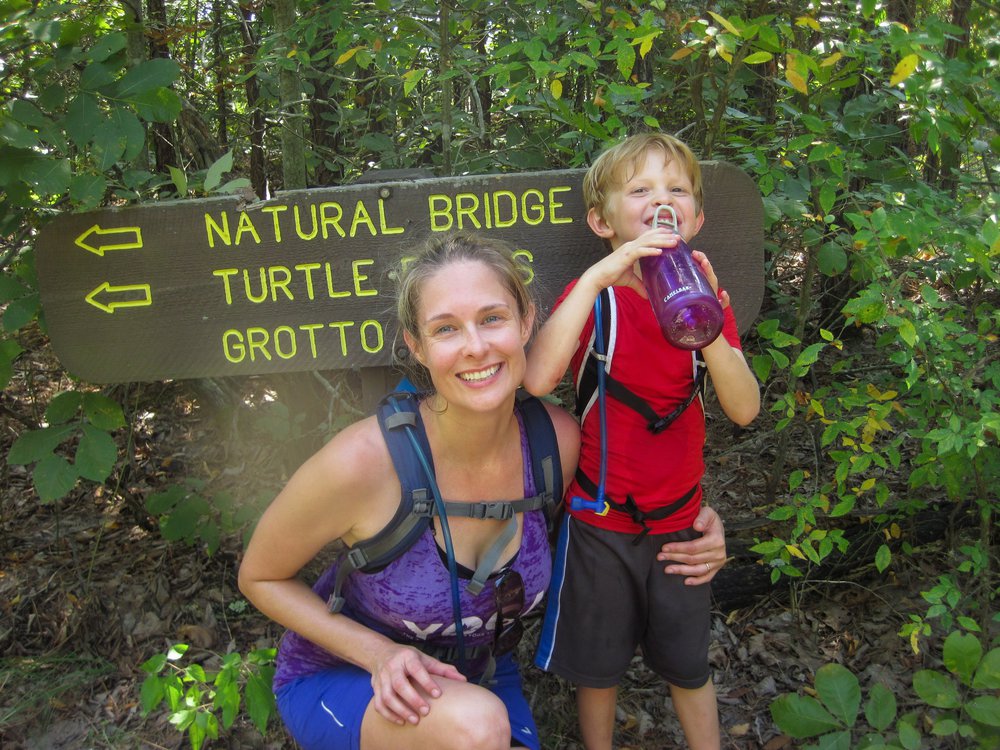 Bring plenty of water to keep kids hydrated on outdoor adventures.