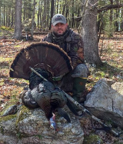 Brad Young with gobbler