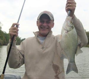 The white bass run has begun in the Millwood Lake area. Photo provided by Mike Siefert.