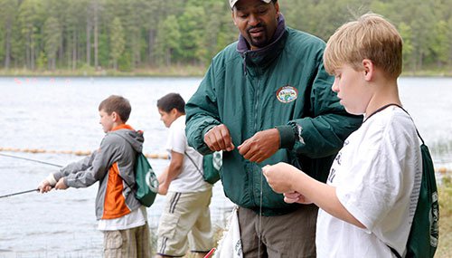 Learning about fishing