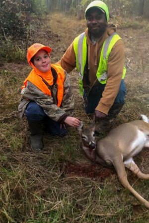 Successful hunter during youth weekend.