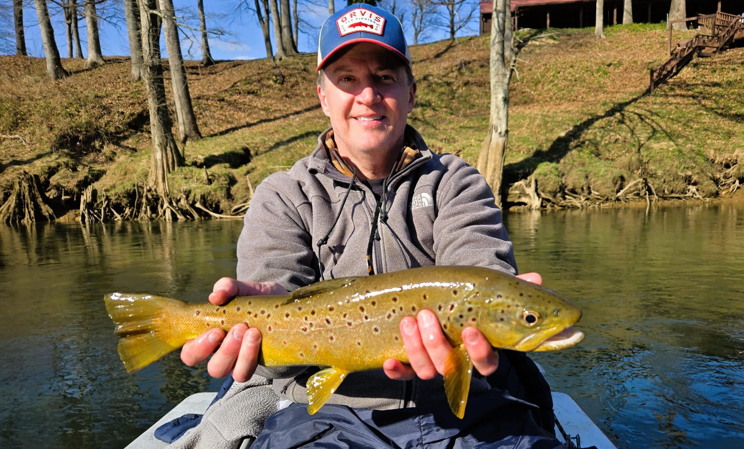 Caught this beautiful brown trout by accident. I think there are bigger  ones where I caught this. What lures/bait would you use in a reservoir for  rainbow/brown trout that is predominantly dominated