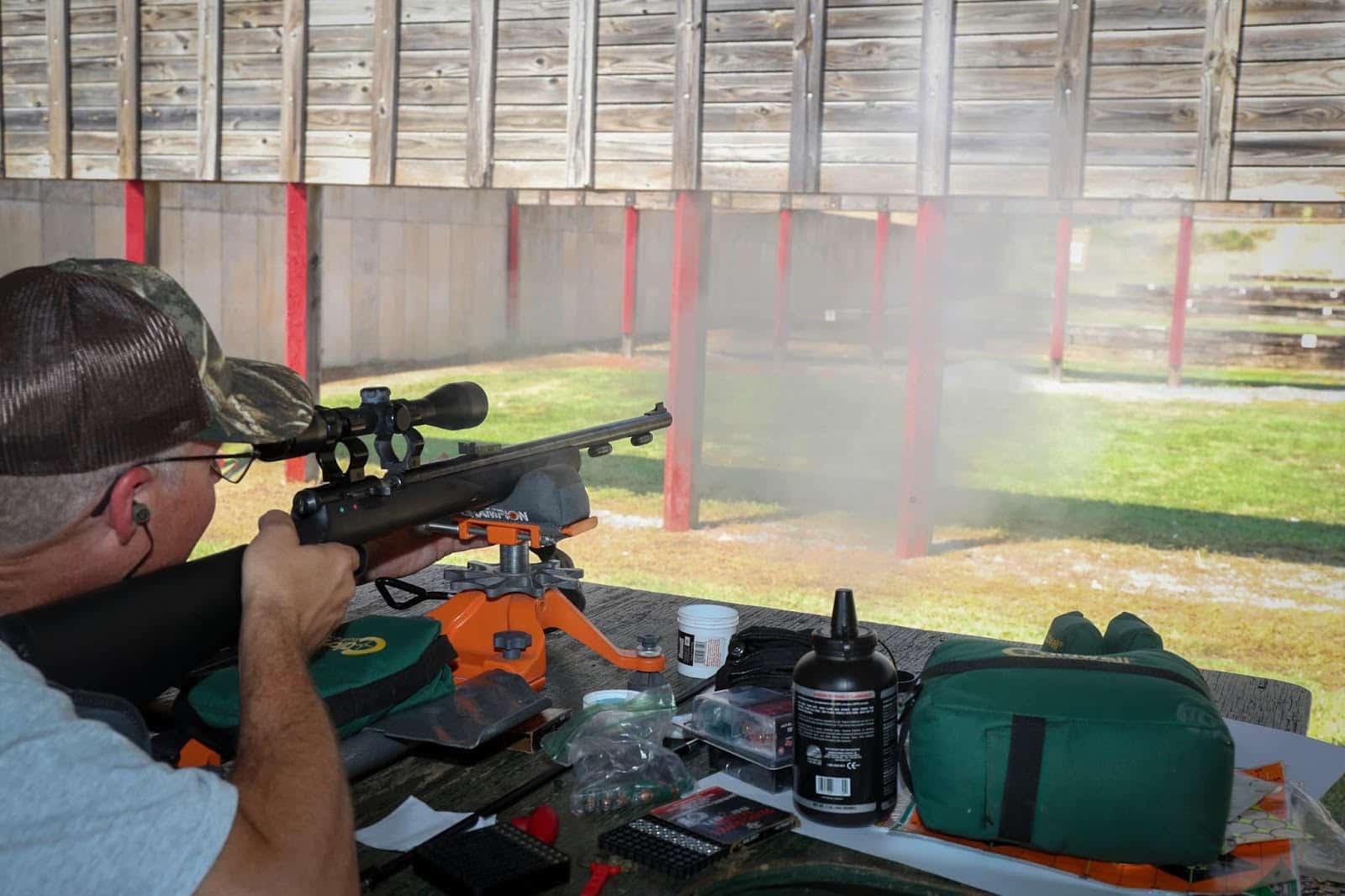 FIRING MUZZLELOADER