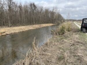 Shirey Bay Rainey Brake after mulching gave the water much more room to flow.