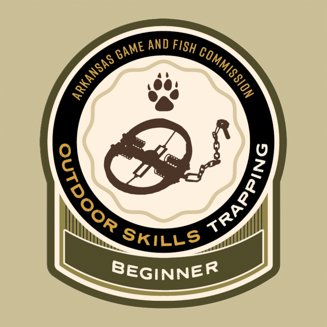 AGFC Outdoor Skills Sticker with various traps.