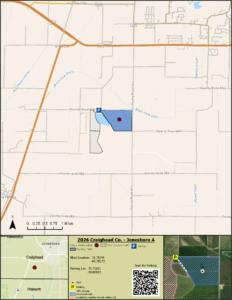 Map of WRICE field Jonesboro A