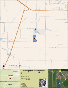 Map of WRICE field Jonesboro C