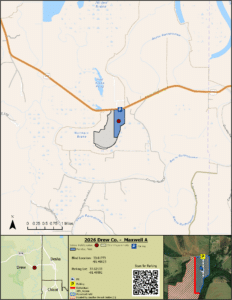 Map of WRICE field Maxwell A