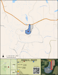 Map of WRICE field Maxwell B
