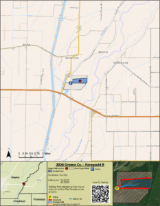 Map of WRICE field Paragould B