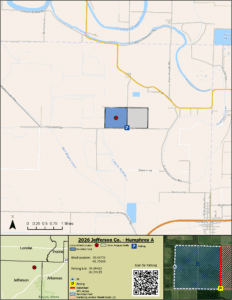 Map of WRICE field Humphrey A