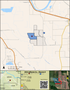 Map of WRICE field Moscow D