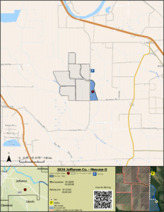 Map of WRICE field Moscow G