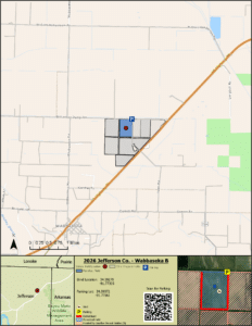 Map of WRICE field Wabbaseka B