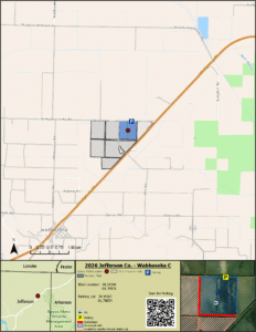 Map of WRICE field Wabbaseka C