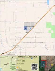 Map of WRICE field Wabbaseka D