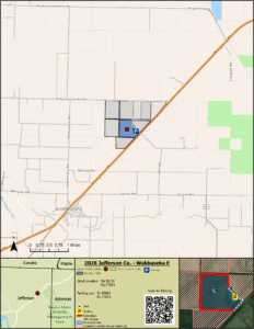 Map of WRICE field Wabbaseka E